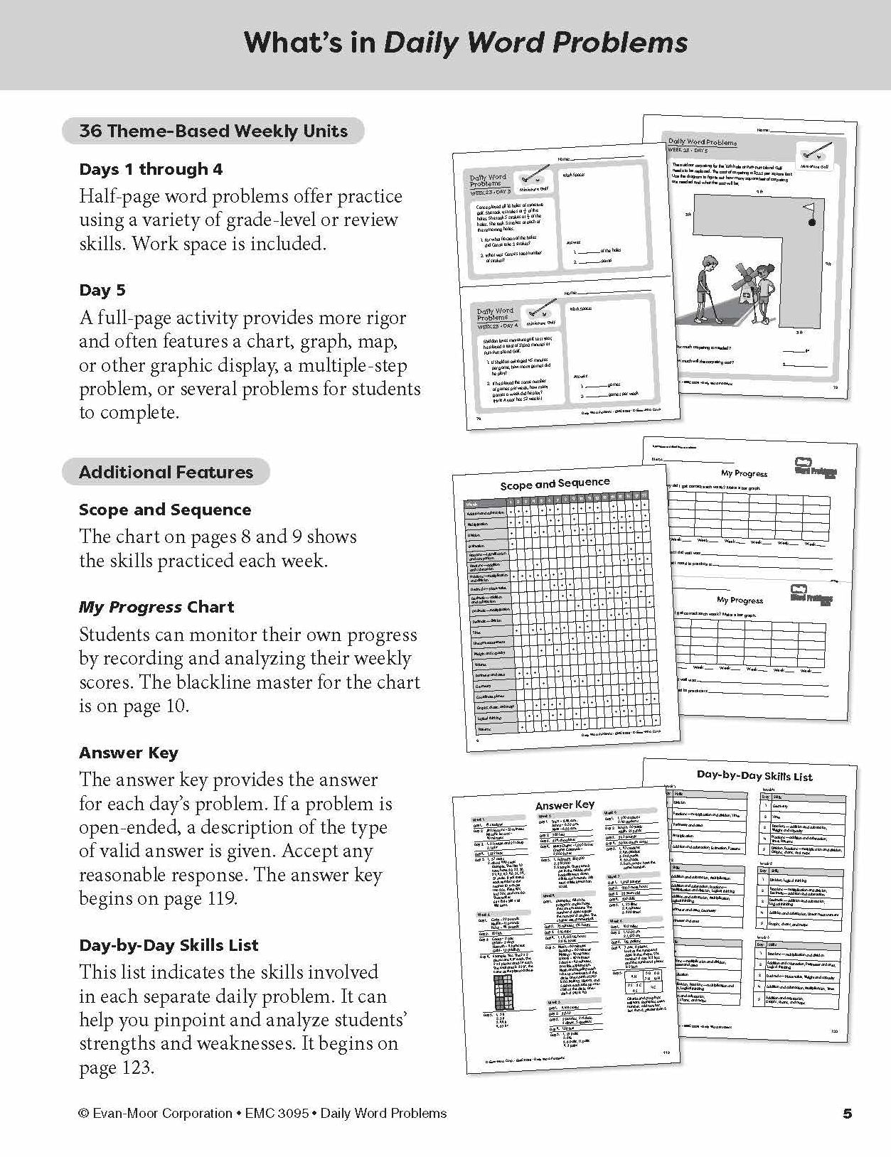 Daily Word Problems, Grade 5