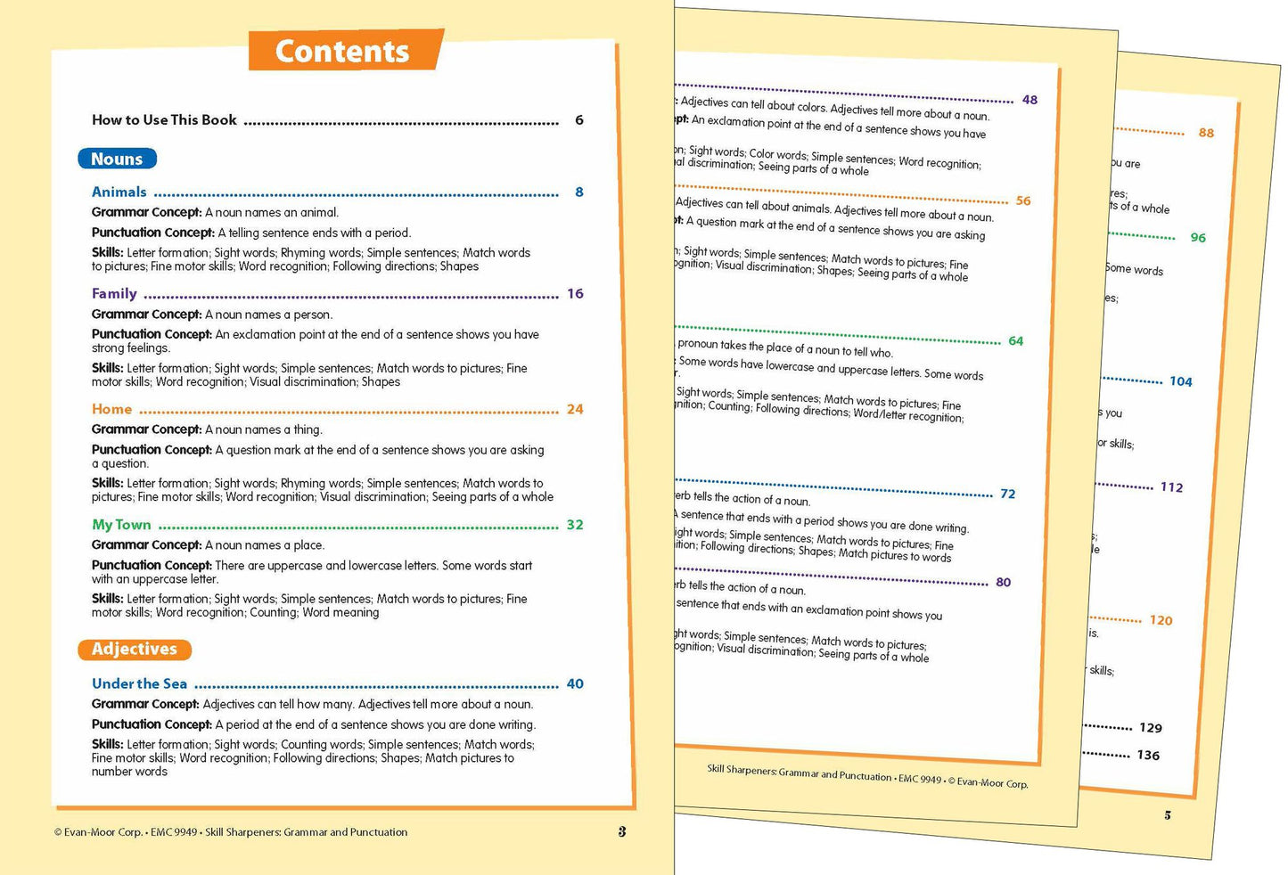 Skill Sharpeners: Grammar & Punctuation, PreK Workbook