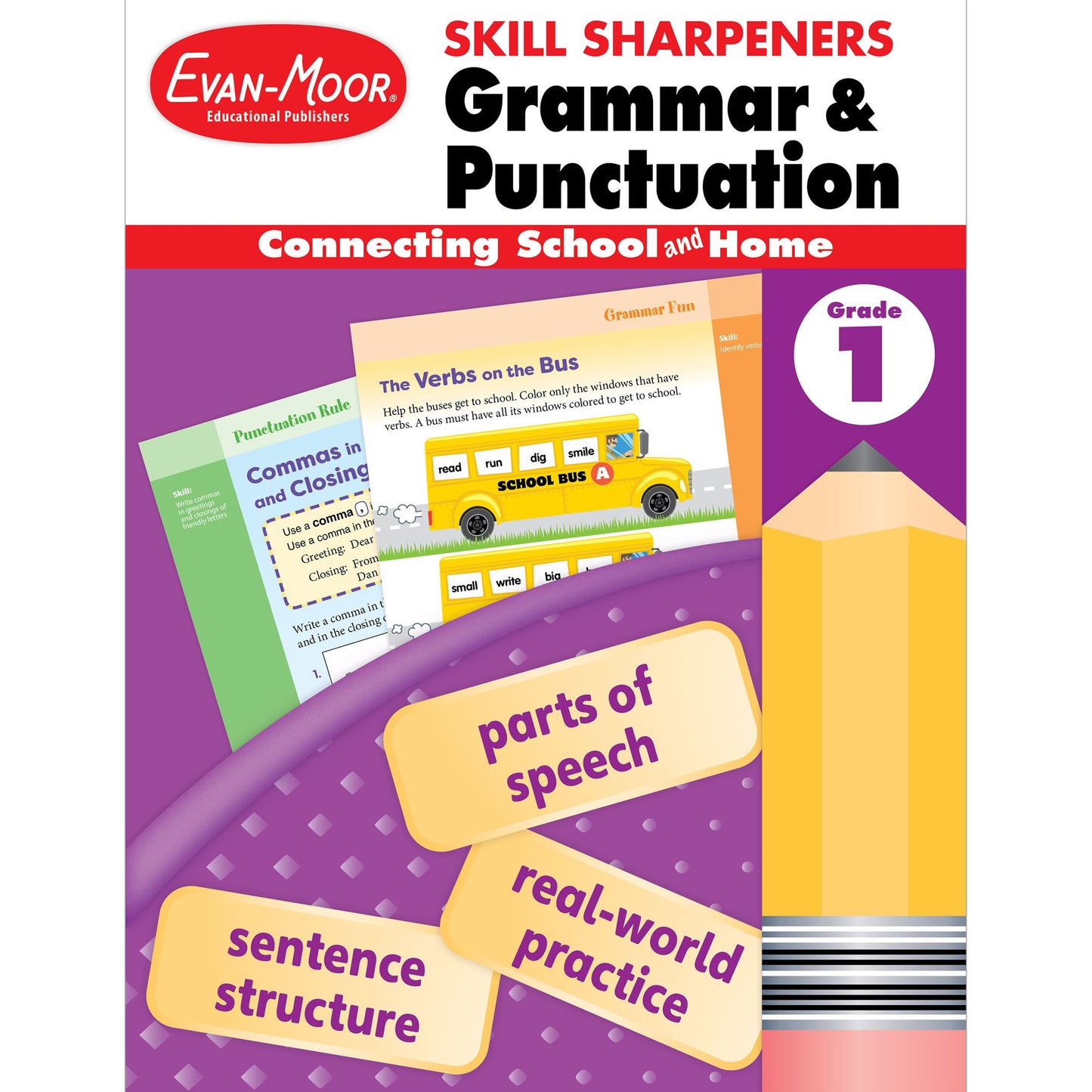 Skill Sharpeners: Grammar & Punctuation, Grade 1 Workbook