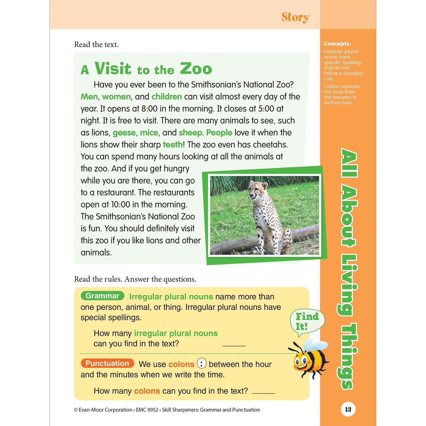 Skill Sharpeners: Grammar & Punctuation, Grade 2 Workbook