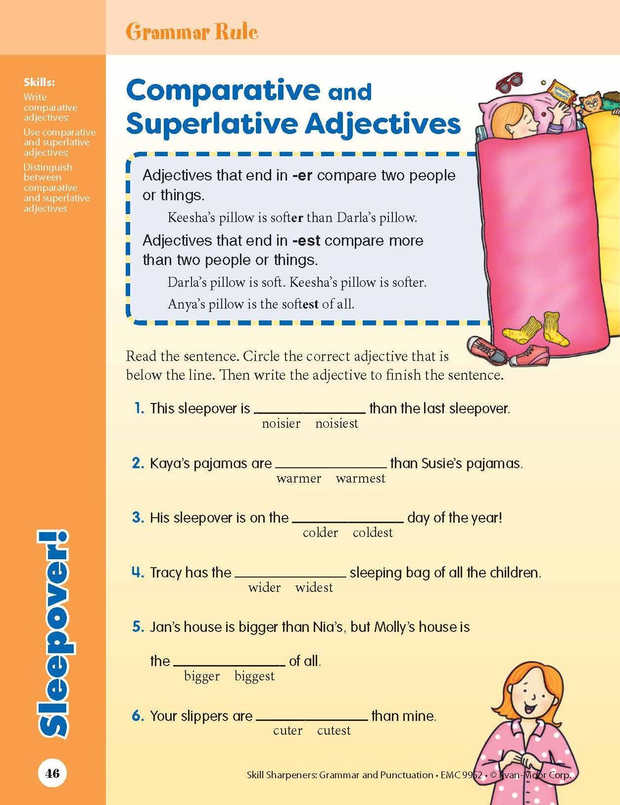 Skill Sharpeners: Grammar & Punctuation, Grade 2 Workbook