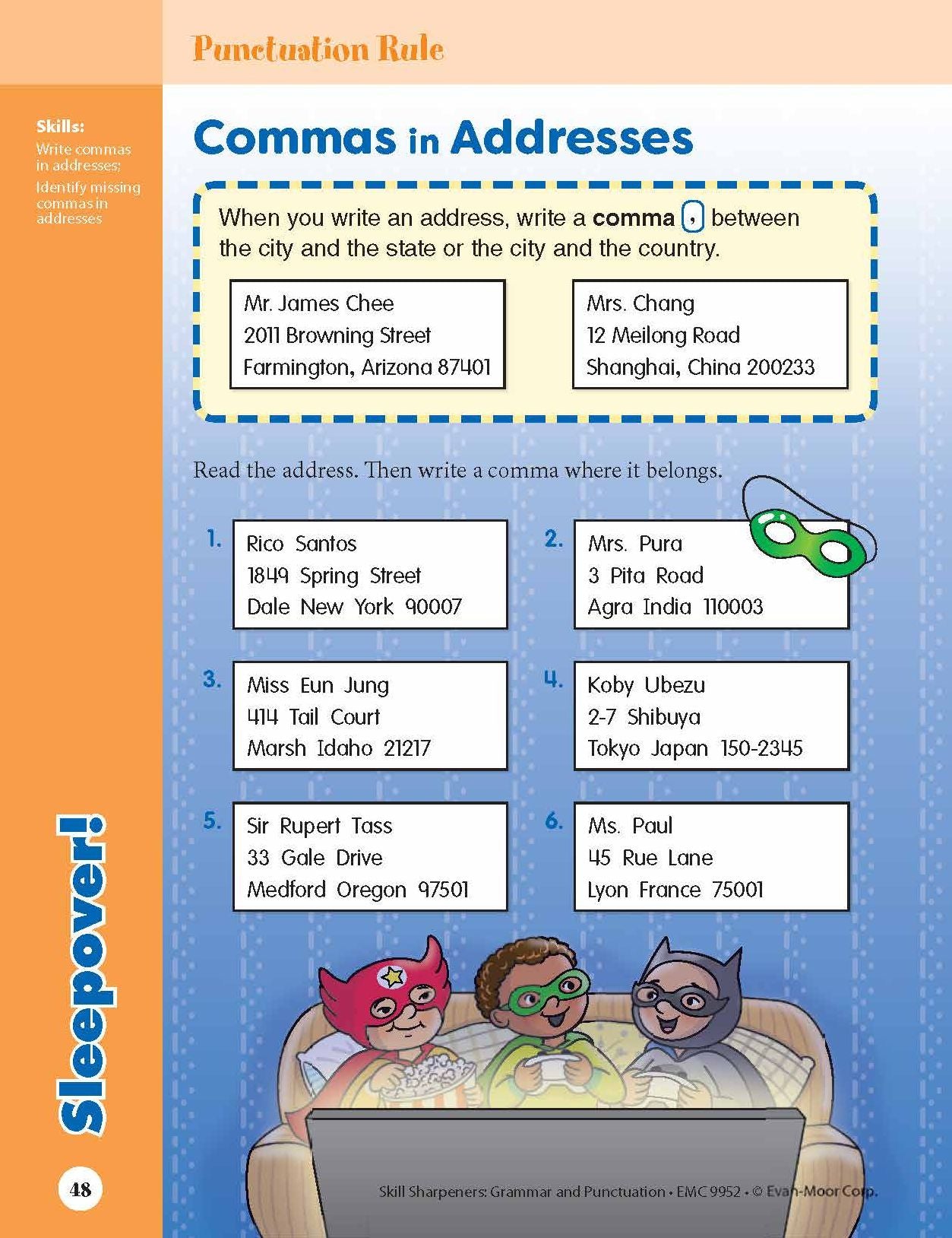Skill Sharpeners: Grammar & Punctuation, Grade 2 Workbook