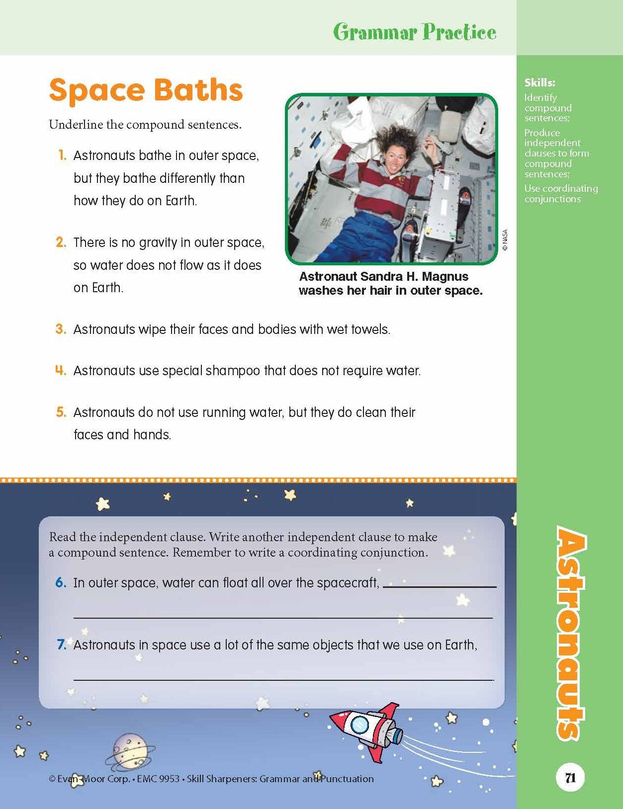 Skill Sharpeners: Grammar & Punctuation, Grade 3 Workbook