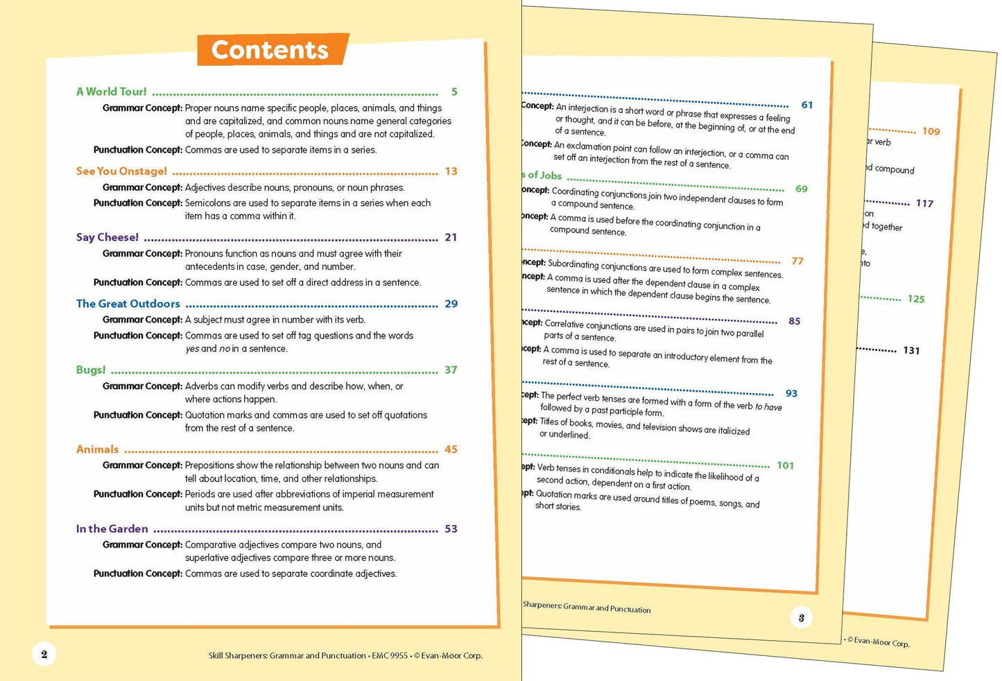 Skill Sharpeners: Grammar & Punctuation, Grade 5 Workbook