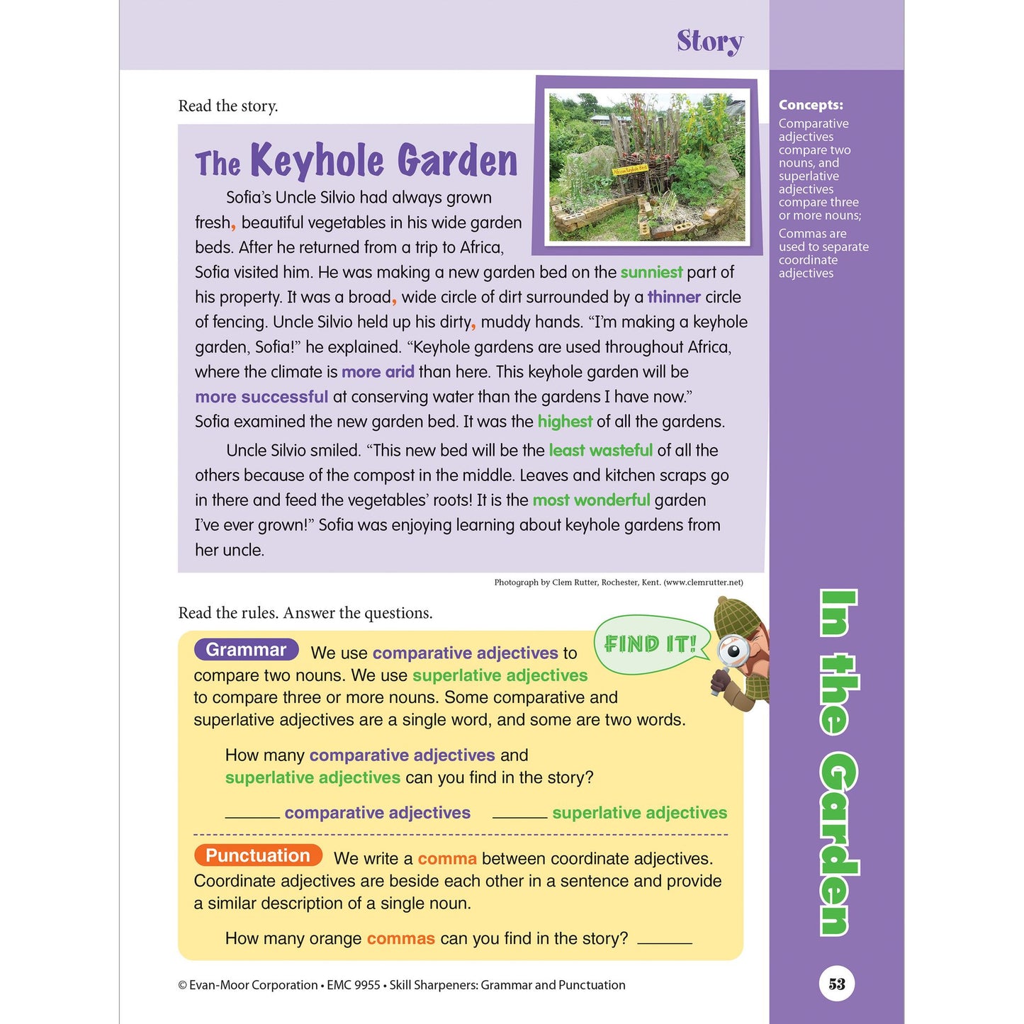 Skill Sharpeners: Grammar & Punctuation, Grade 5 Workbook