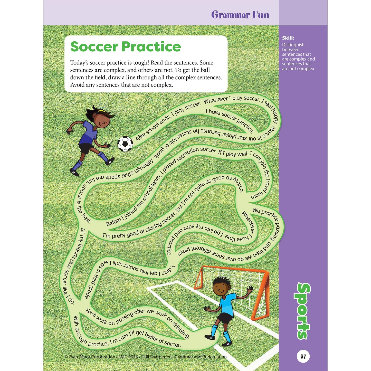 Skill Sharpeners: Grammar & Punctuation, Grade 6 Workbook
