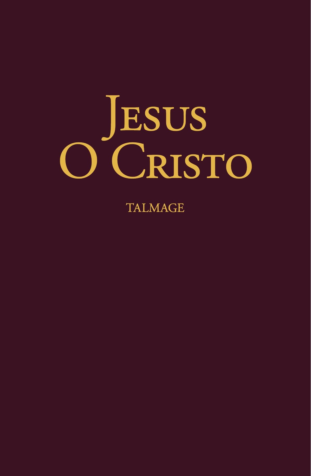 Jesus O Cristo