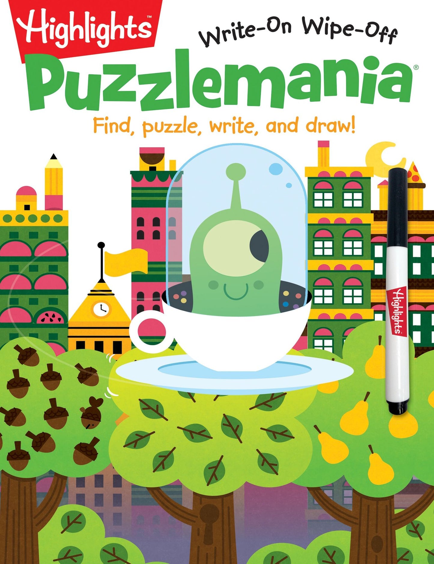 Puzzlemania(r): Find, Puzzle, Write, and Draw!