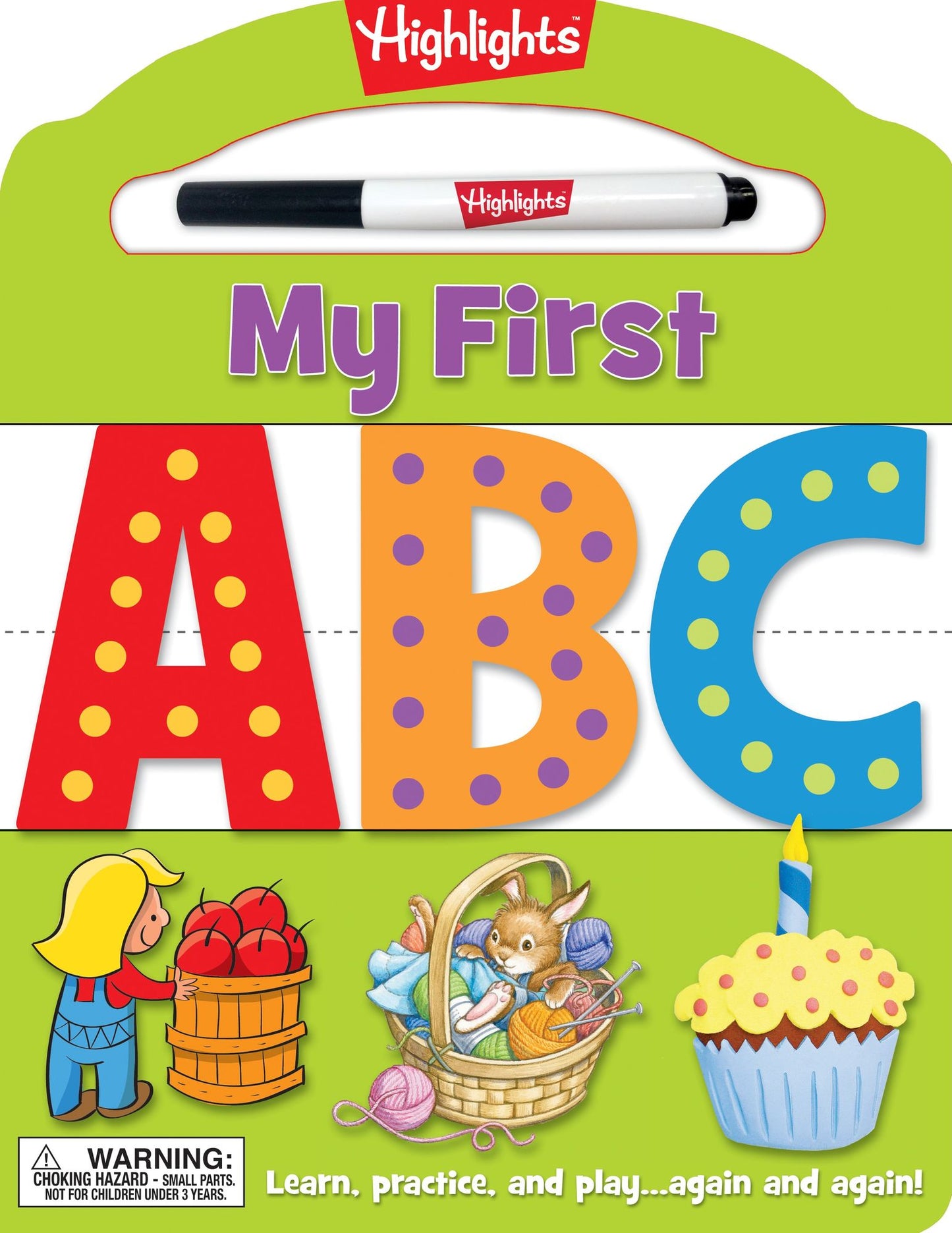 My First ABC: Learn, practice, and play again and again!