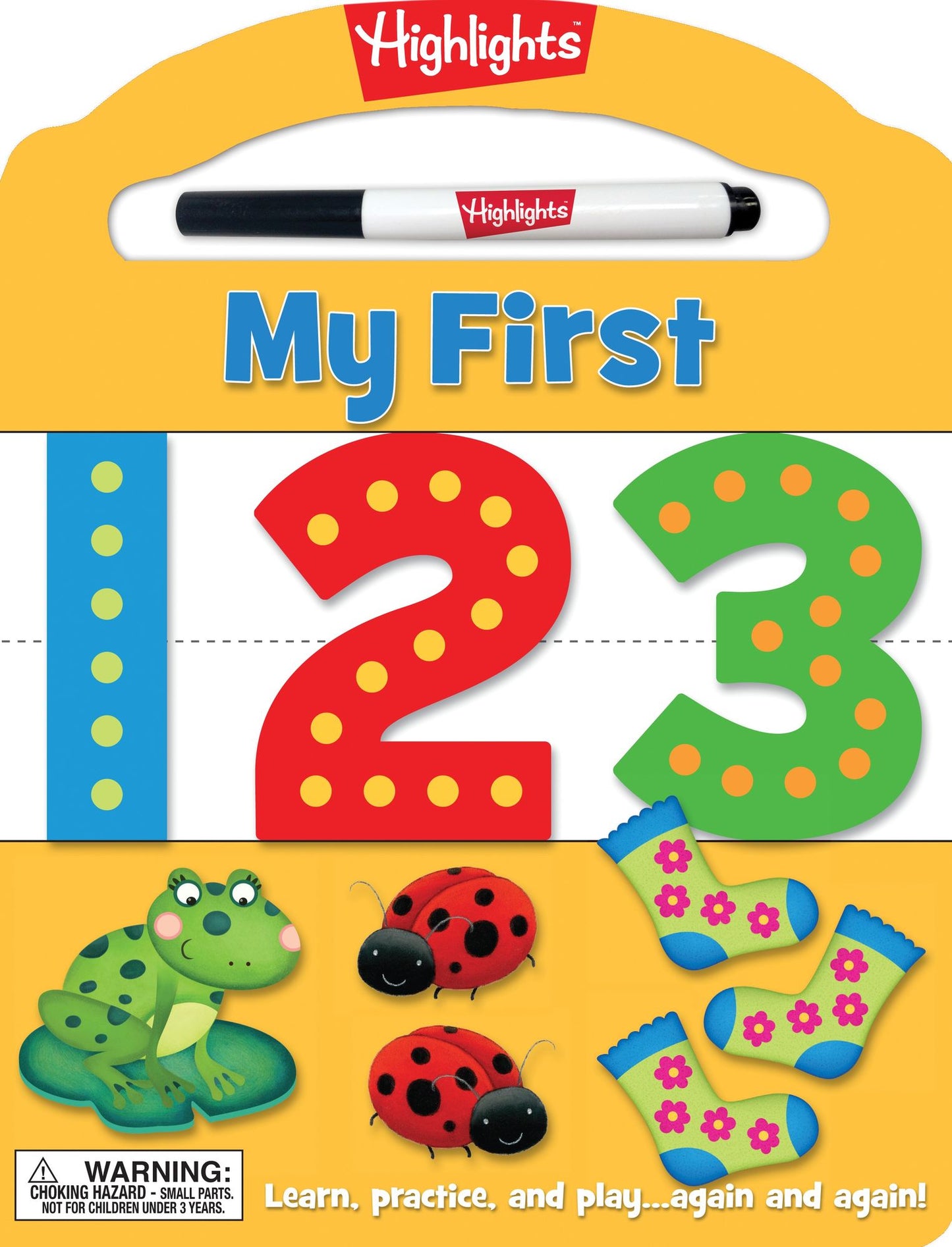 My First 123: Learn, practice, and play again and again!