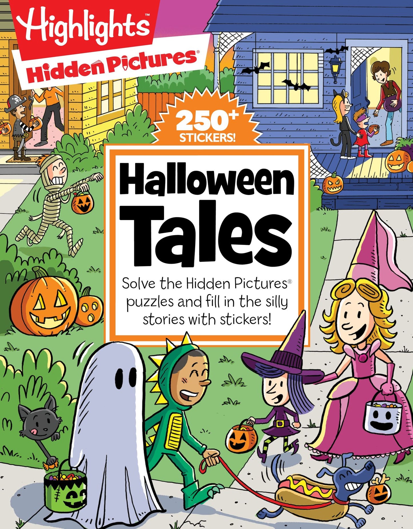 Halloween Tales: Solve the Hidden Pictures puzzles and fill in the silly stories with stickers!