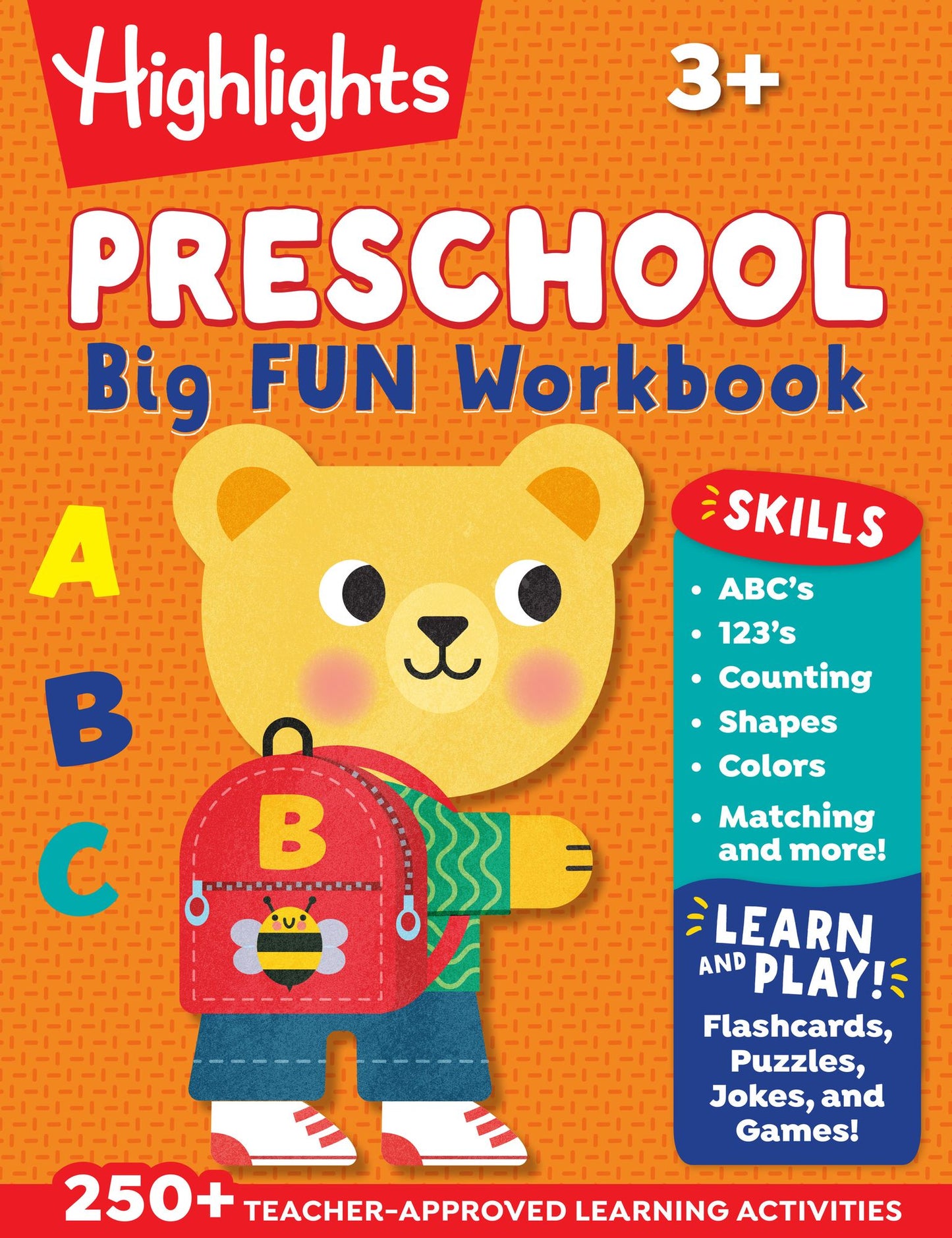 Preschool Big Fun Workbook: 256-Pages of Language Arts, Math and Shapes Practice, Puzzles and Preschool Activities