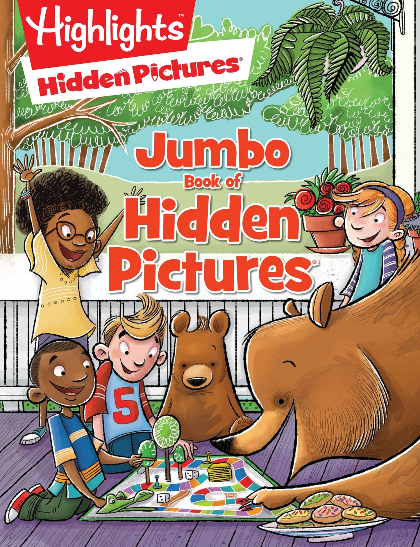 Jumbo Book of Hidden Pictures: Jumbo Activity Book, 200+ Seek-and-Find Puzzles, Classic Black and White Hidden Pictures Puzzles, Highlights Puzzle Book for Kids