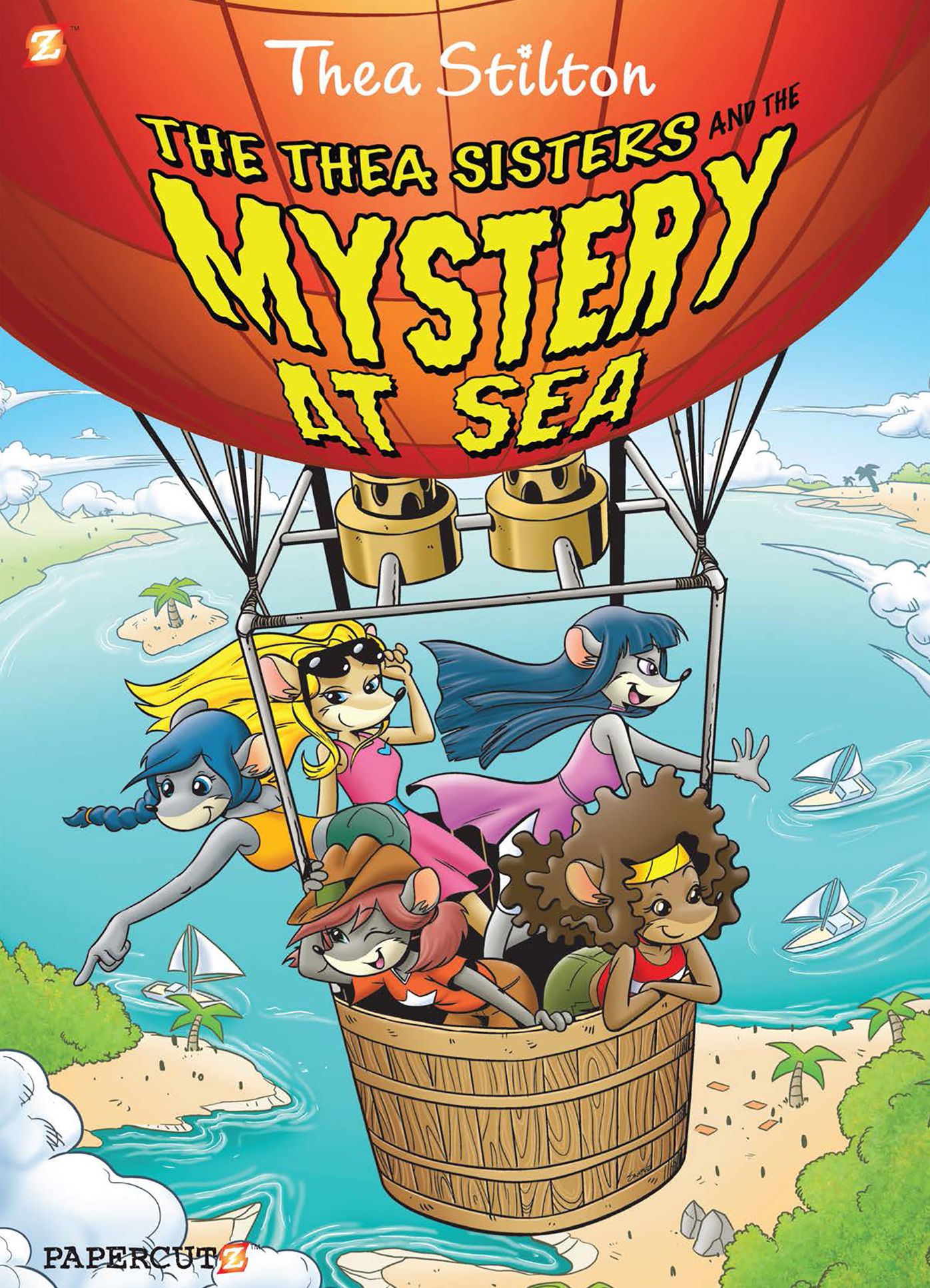 Thea Stilton Graphic Novels #6: "The Thea Sisters and the Mystery at Sea"