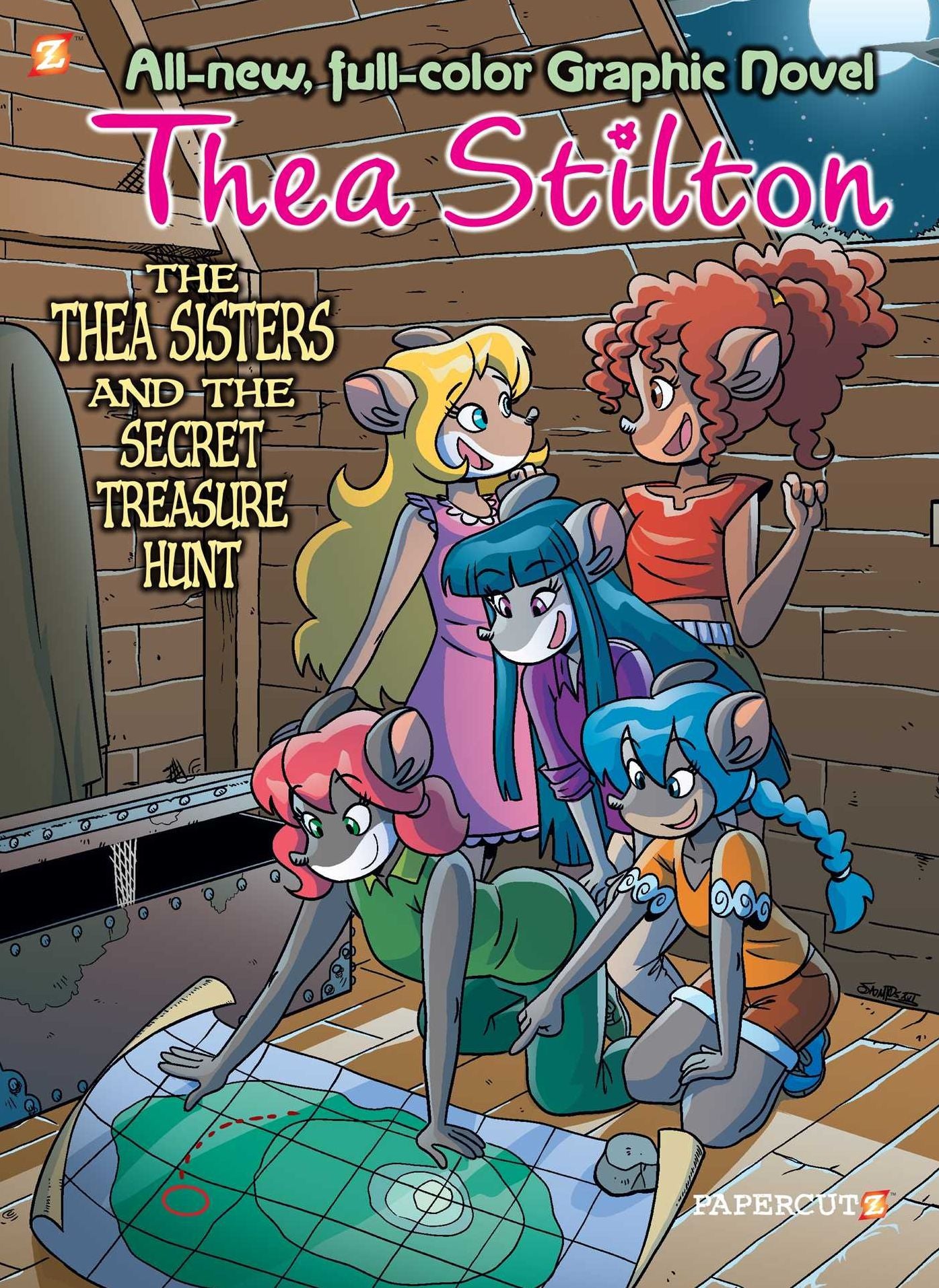 Thea Stilton Graphic Novels #8: " The Thea Sisters and the Big Storm"