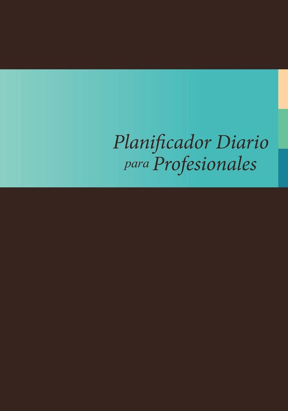 Planificador Diario Para Profesionales