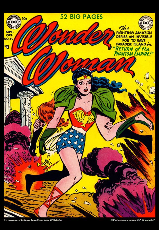 2018 Wonder Woman Wall Calendar