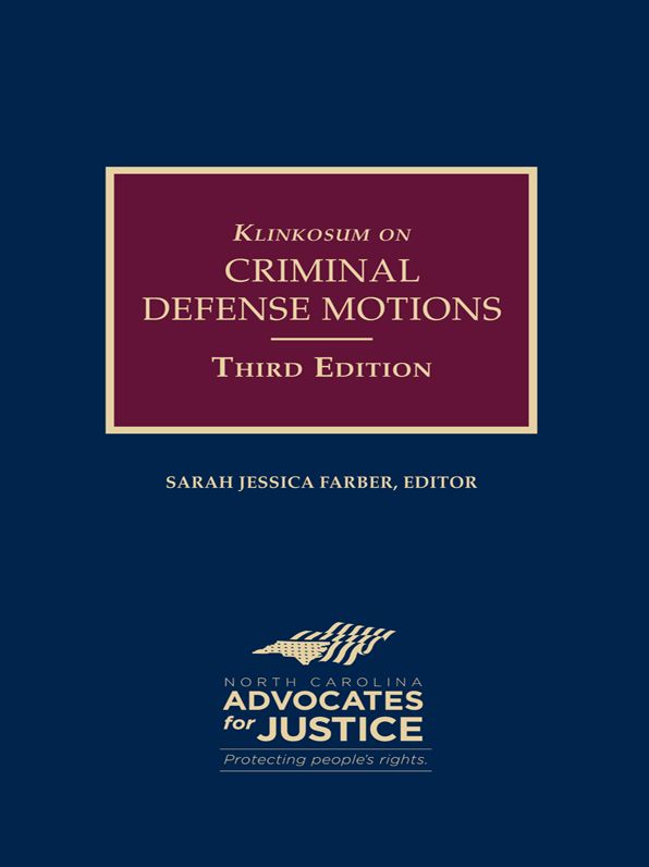 Klinkosum on Criminal Defense Motions