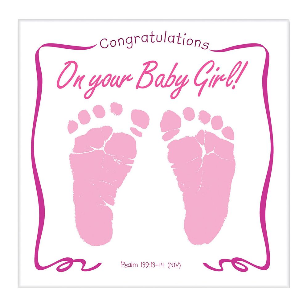 Baby Girl Greeting Card