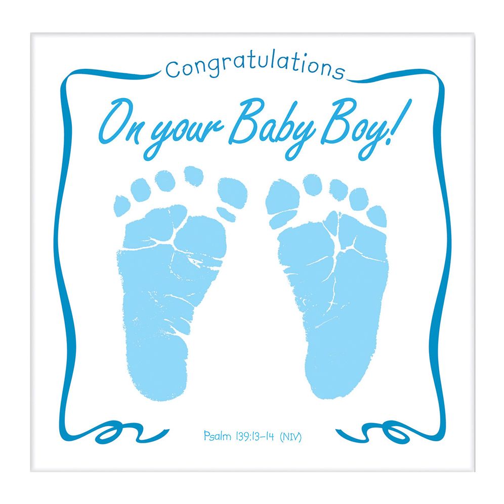 Baby Boy Greeting Card