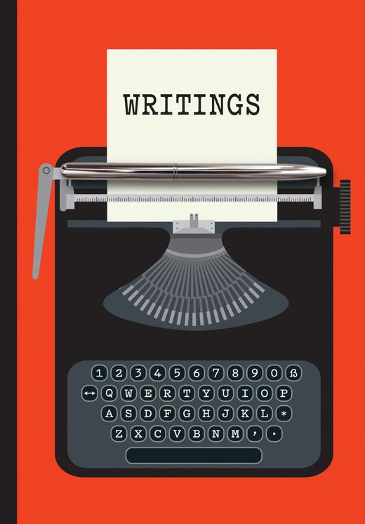 Writings Journal: Lined Journal, Hardcover with Accordion Pocket, and Embedded Pen