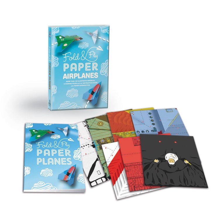 Fold & Fly Paper Airplanes: Includes an Easy-to-Use Instruction Book and More than 140 Illustrated Papers for 12 Soaring Folds