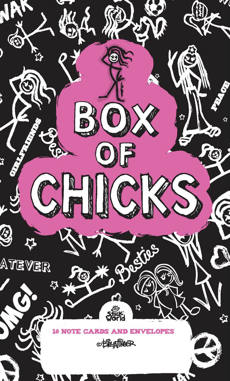 Box of Chicks - Cards for Girly Occasions: 16 Note Cards and Envelopes