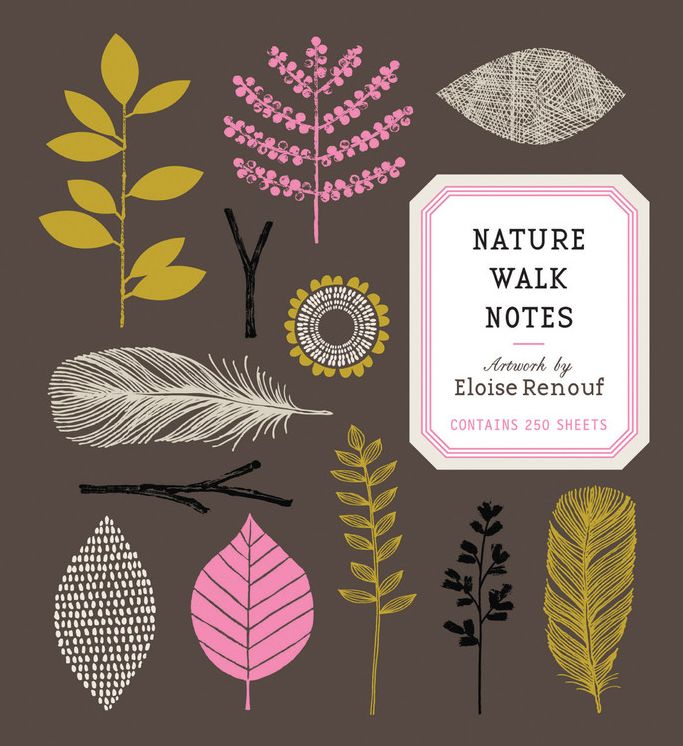 Nature Walk Notes - Artwork by Eloise Renouf: Contains 250 Sheets