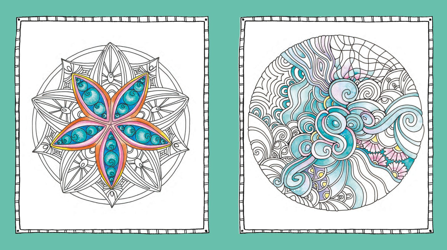 Color Me Stress-Free: Nearly 100 Coloring Templates to Unplug and Unwind