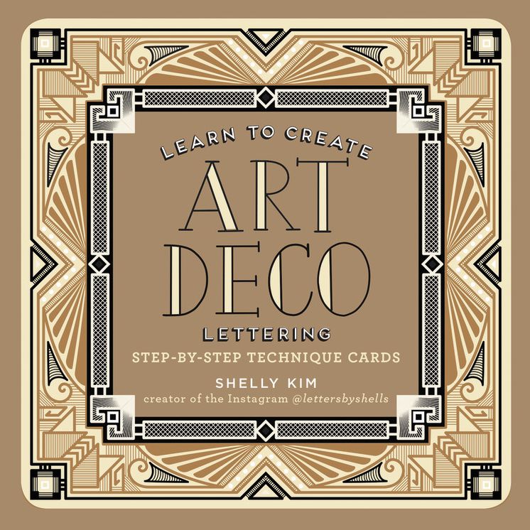 Stylish Art Deco Lettering Tin