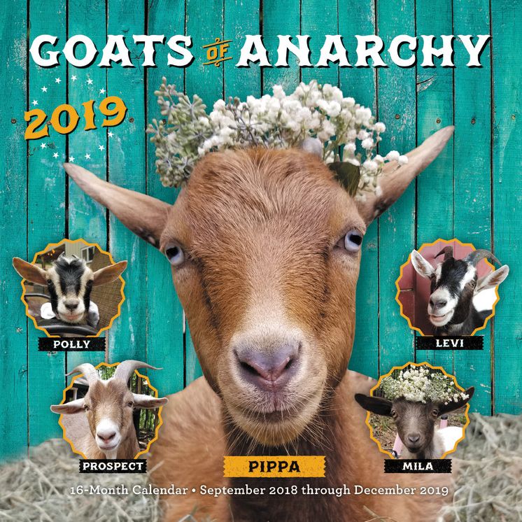 Goats of Anarchy 2019: 16-Month Calendar - September 2018 Through December 2019