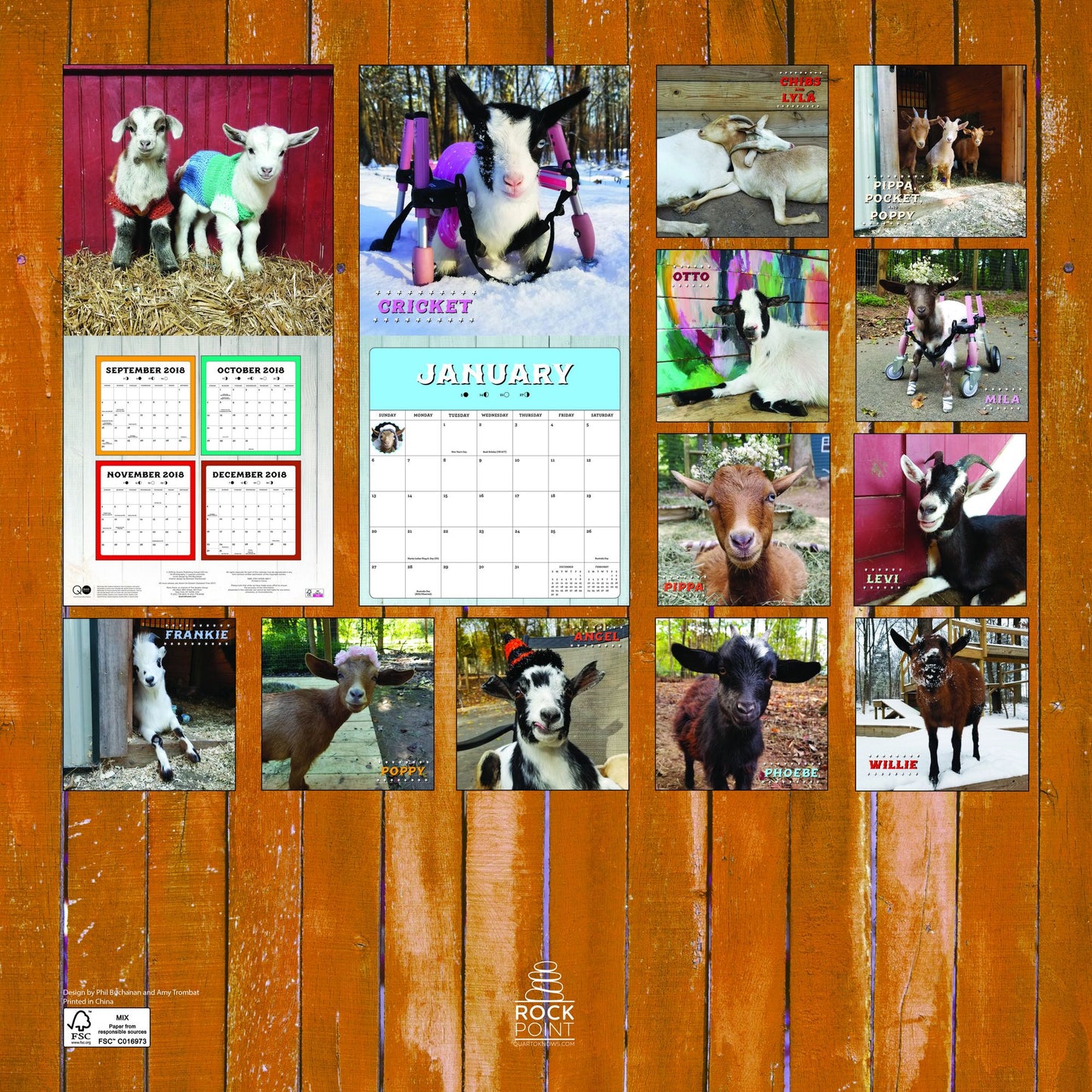 Goats of Anarchy 2019: 16-Month Calendar - September 2018 Through December 2019