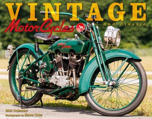 2016 Vintage Motorcycles Wall Calendar