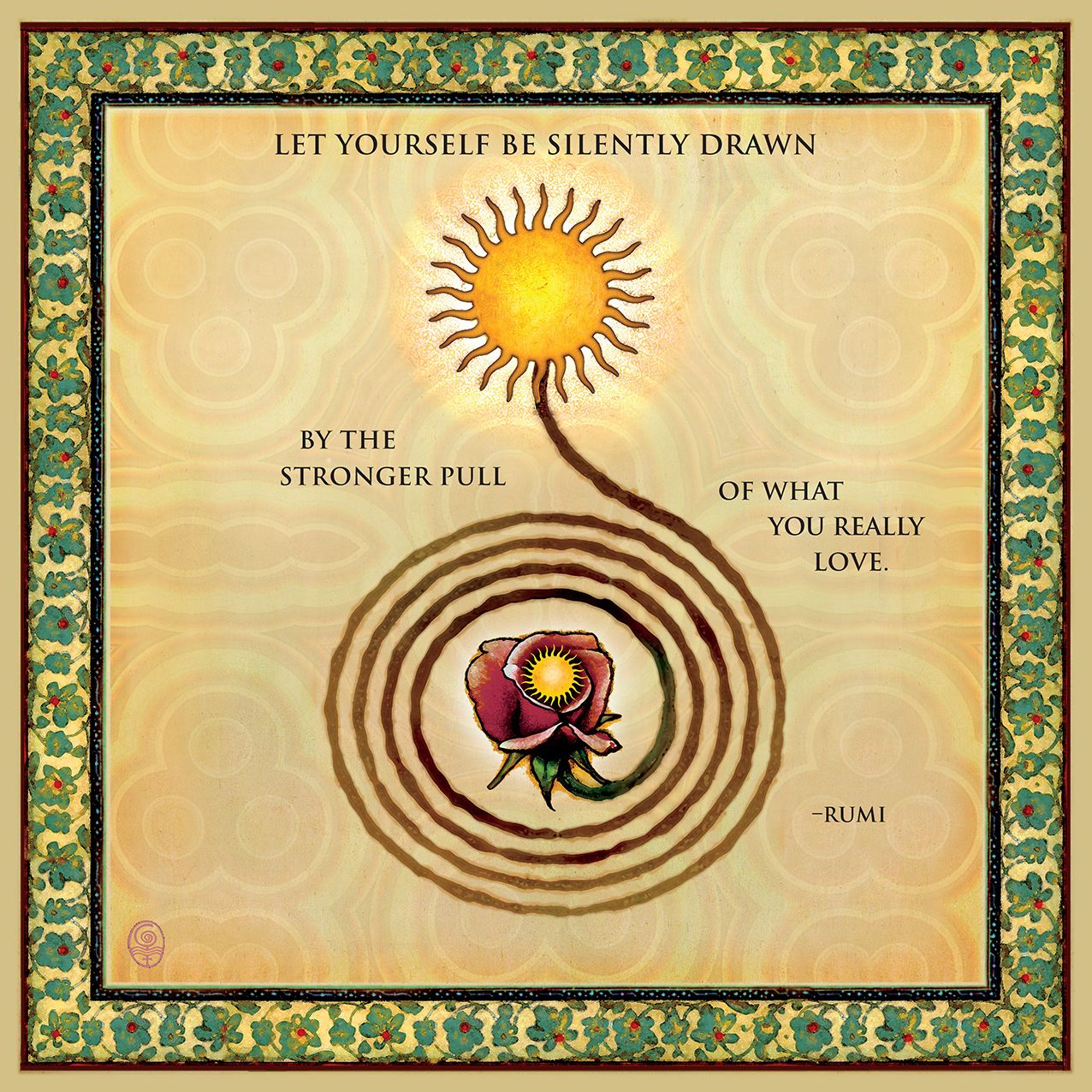2016 Illuminated Rumi Wall Calendar