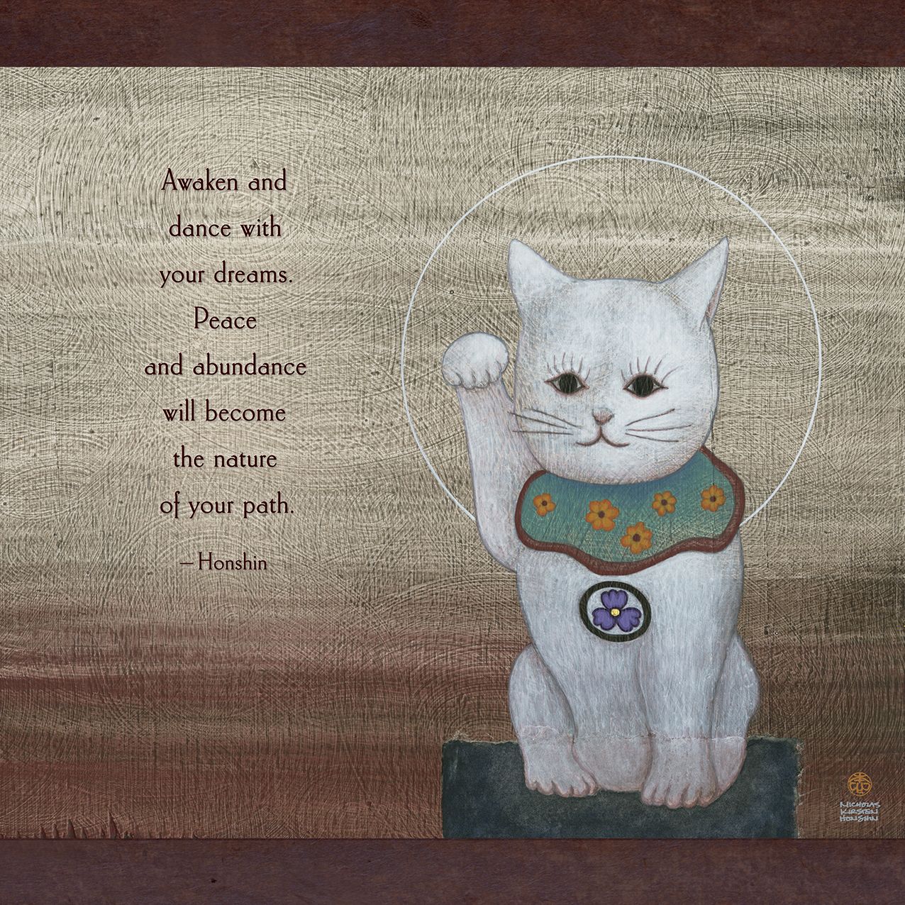 2016 Zen Cat Wall Calendar