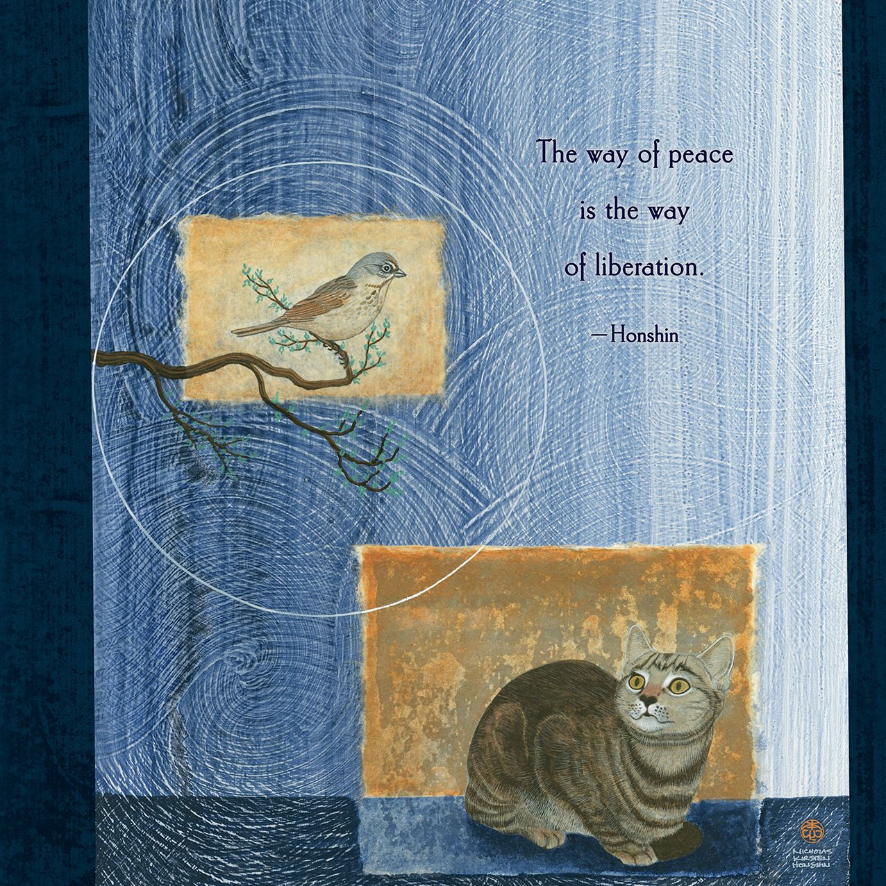 2016 Zen Cat Wall Calendar