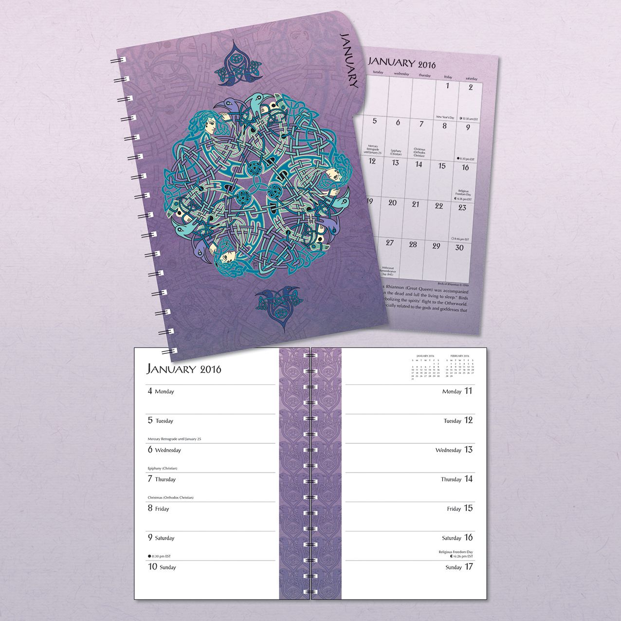2016 Celtic Mandala Engagement Calendar