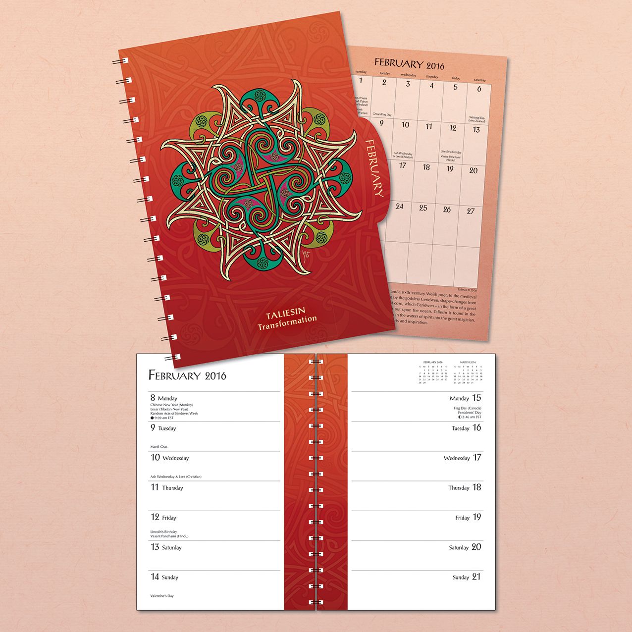 2016 Celtic Mandala Engagement Calendar