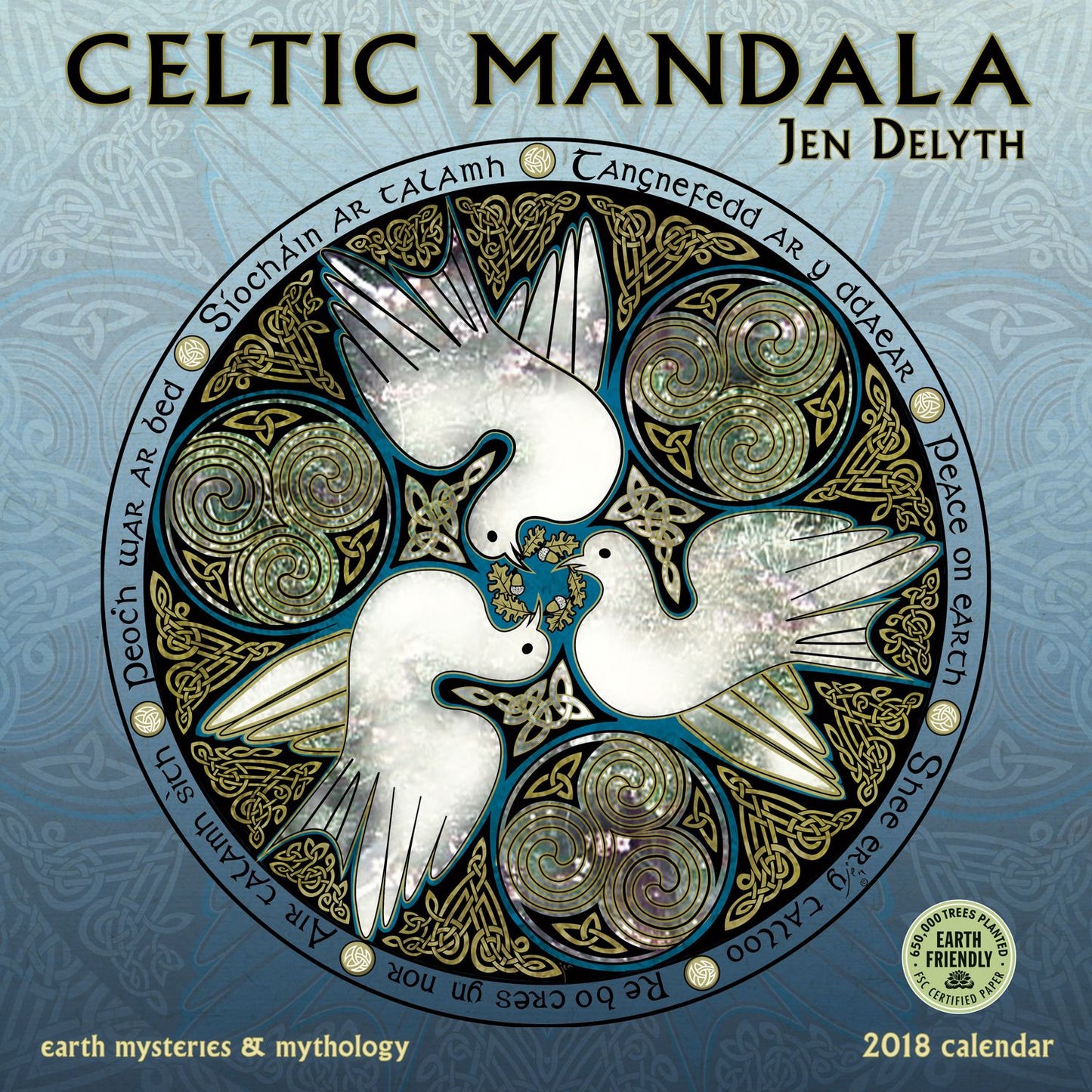 2018 Celtic Mandala Wall Calendar