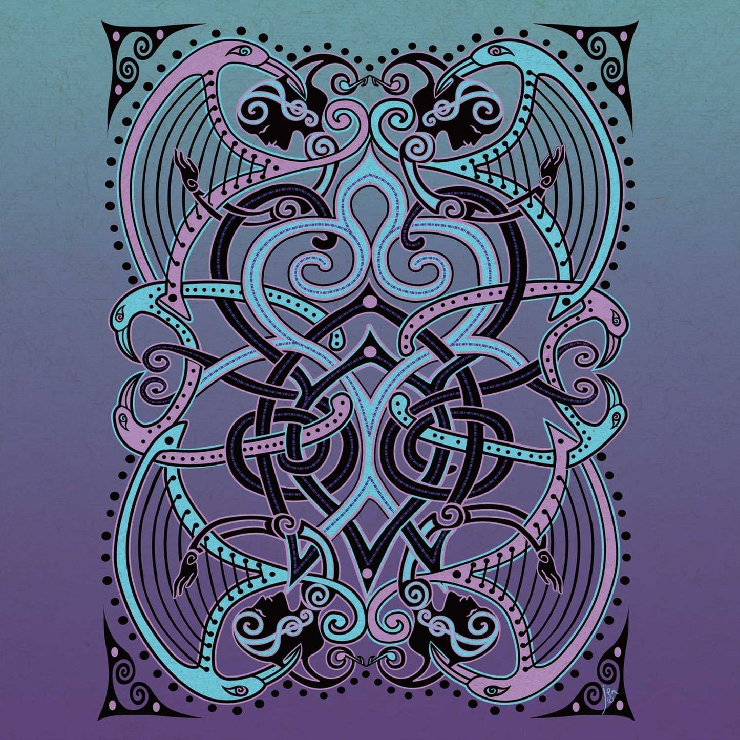 2018 Celtic Mandala Wall Calendar