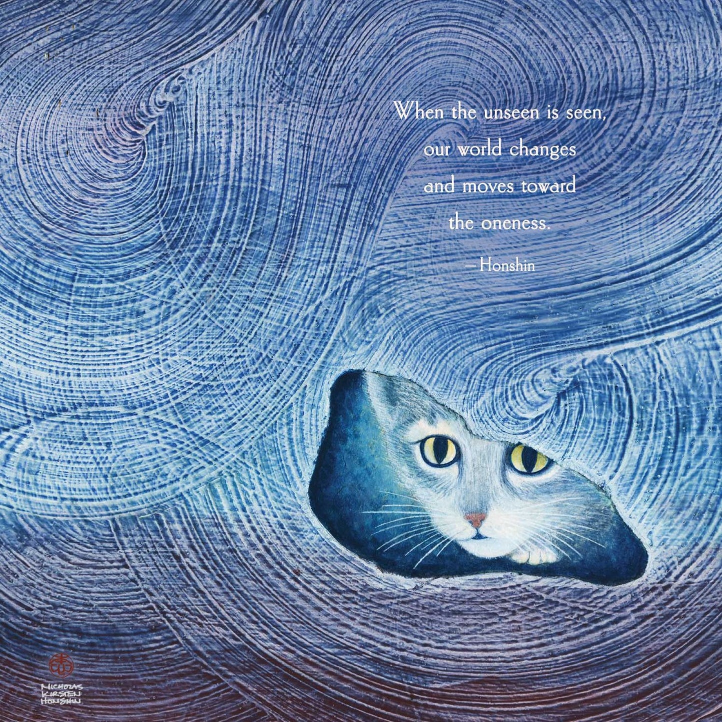 2018 Zen Cat Wall Calendar