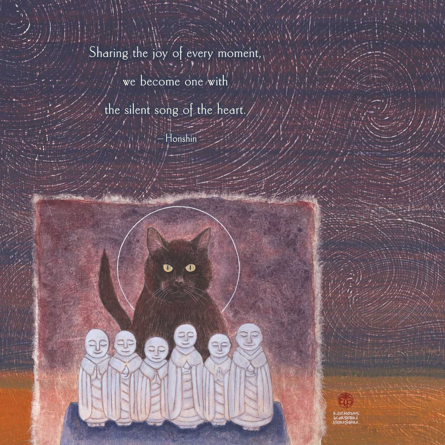 2018 Zen Cat Wall Calendar