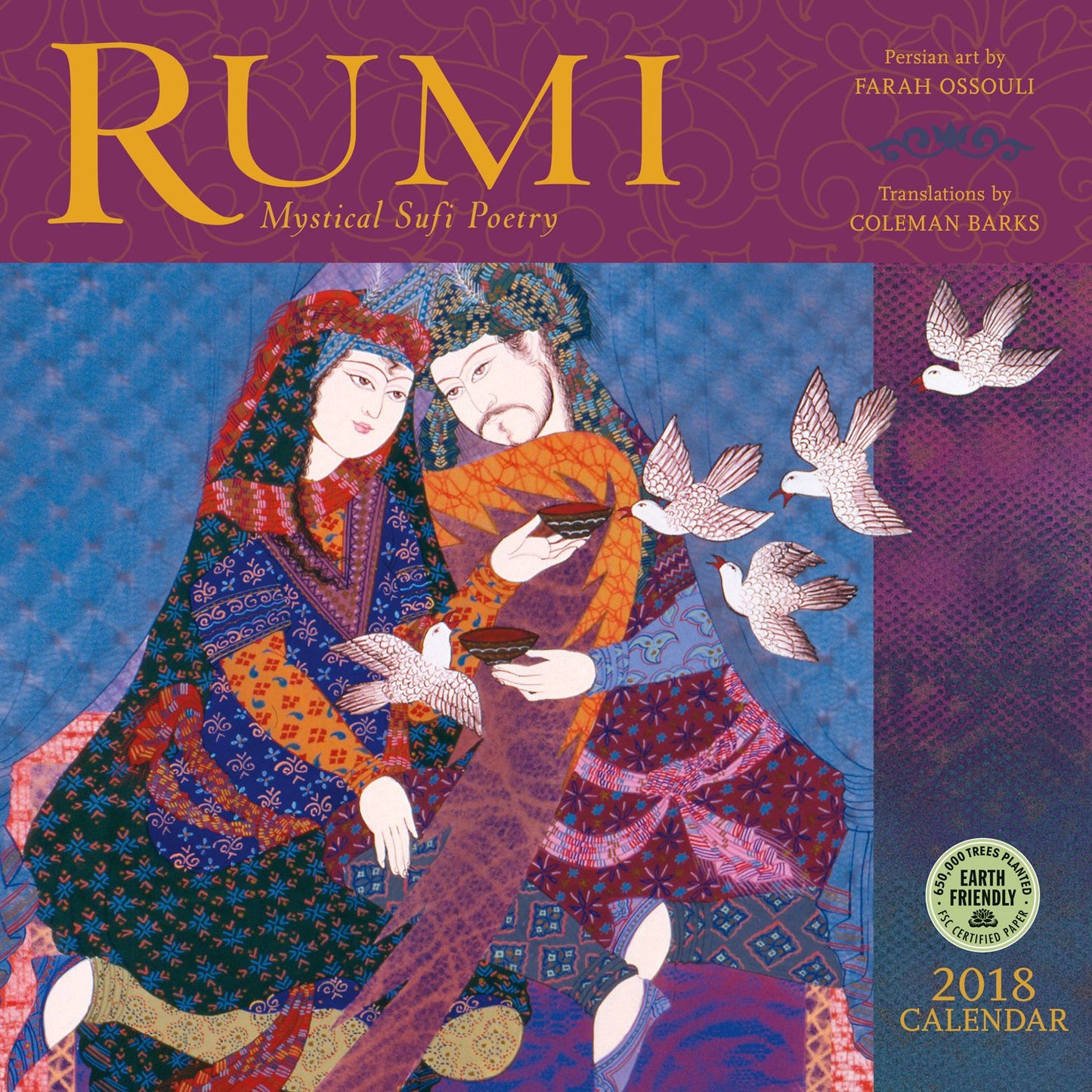 2018 Rumi Wall Calendar