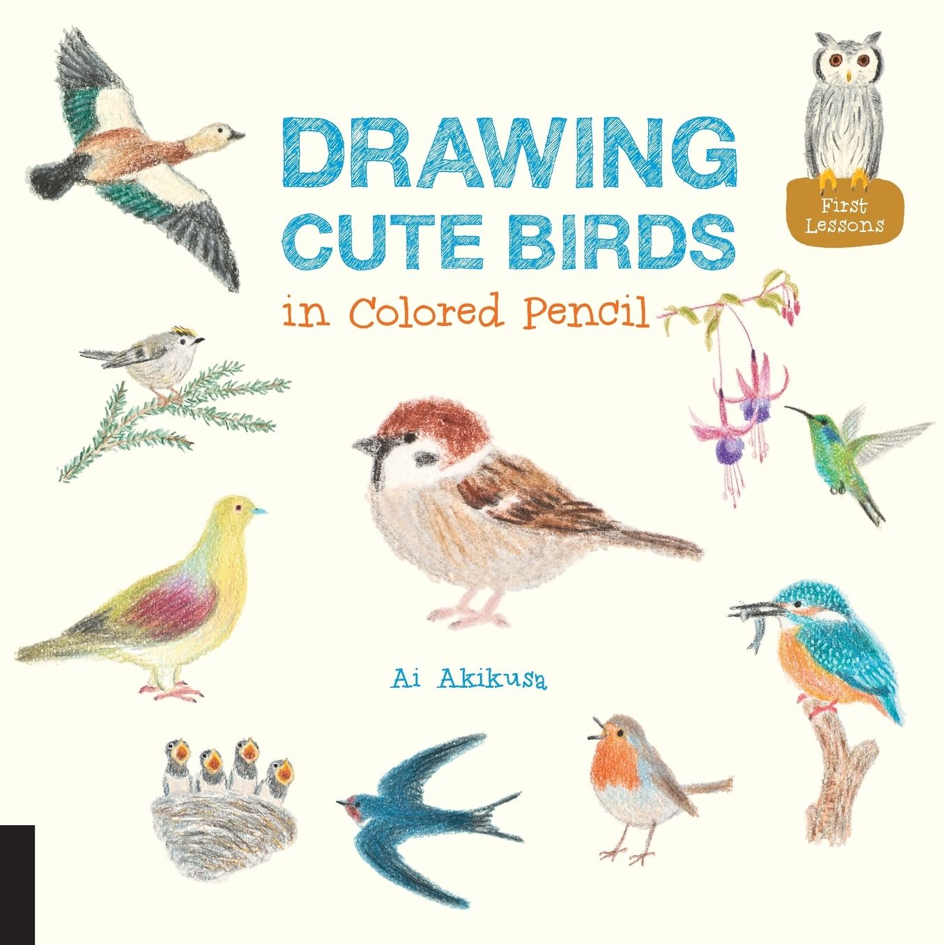 Drawing Cute Birds in Colored Pencil