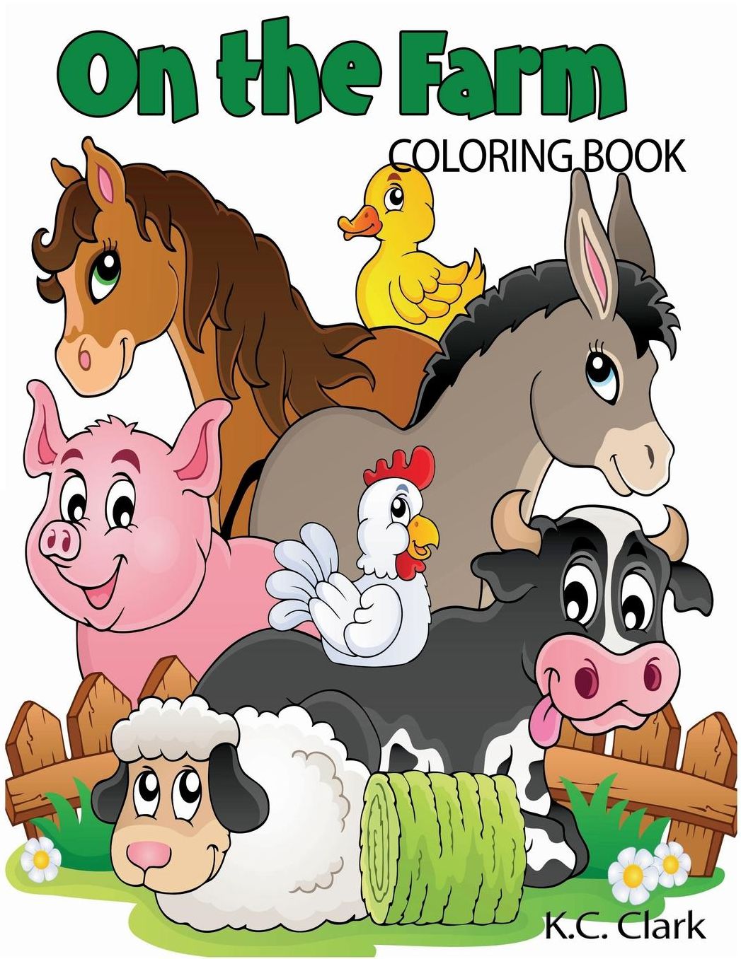 On the Farm: Coloring Book