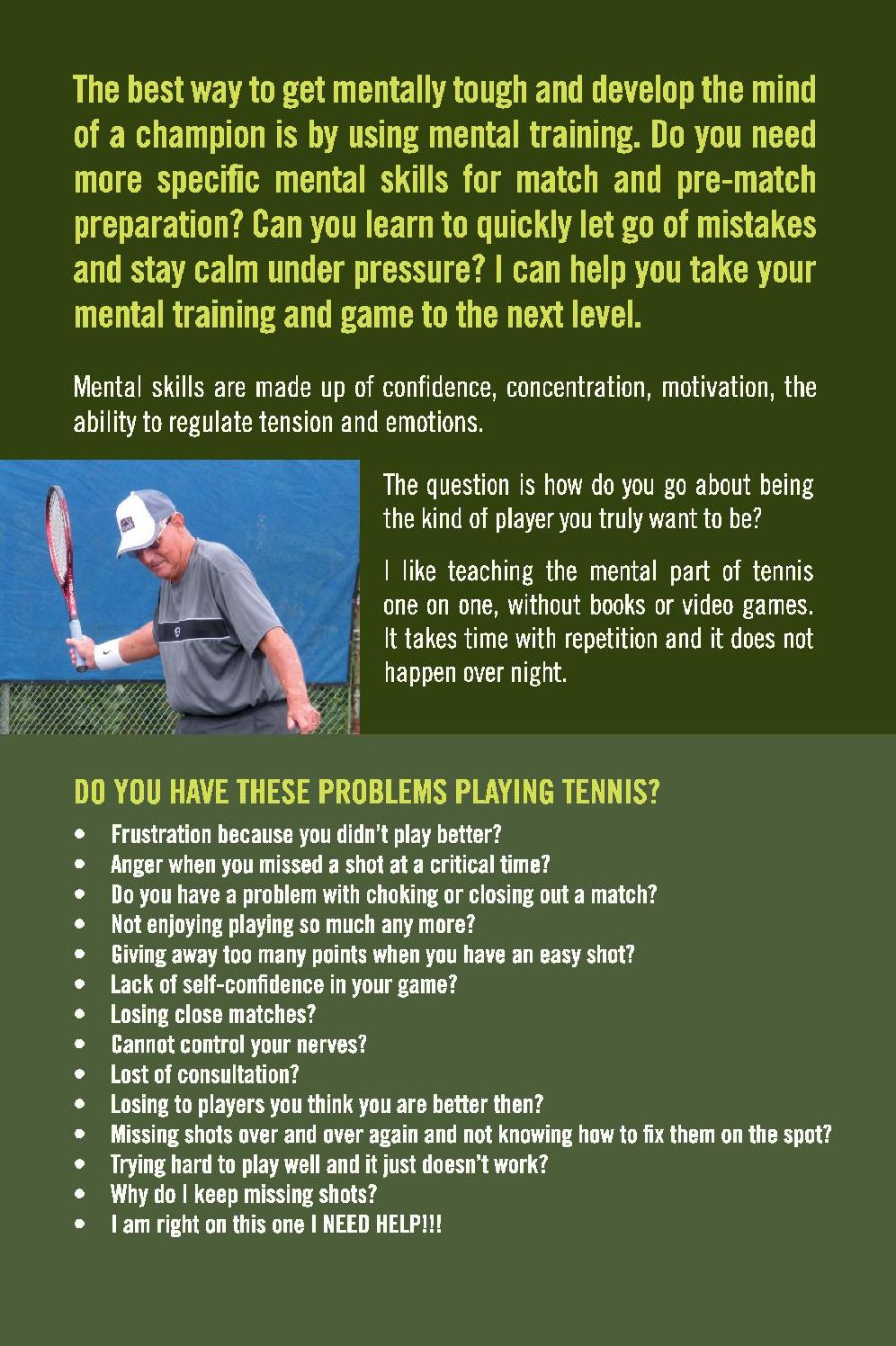 Mind - The Psychology Part of Tennis