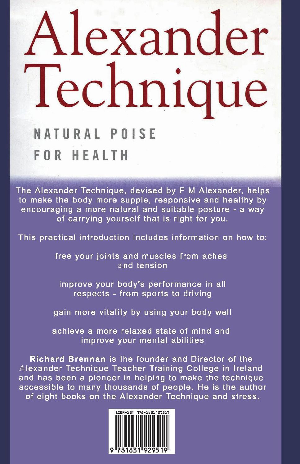 Alexander Technique: Natural Poise for Health