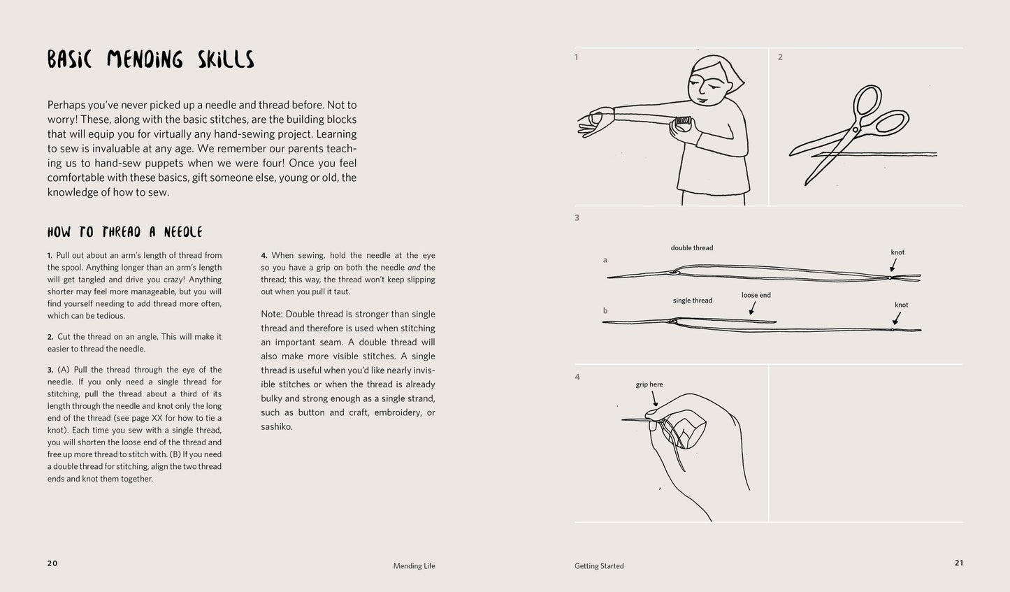 Mending Life : A Handbook for Repairing Clothes and Hearts