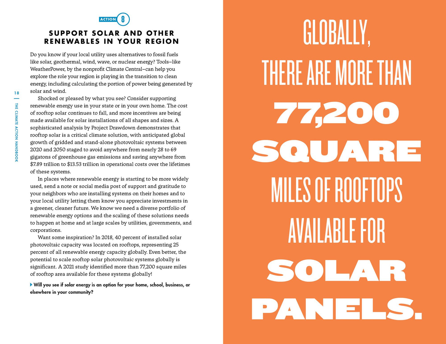 The Climate Action Handbook: A Visual Guide to 100 Climate Solutions for Everyone