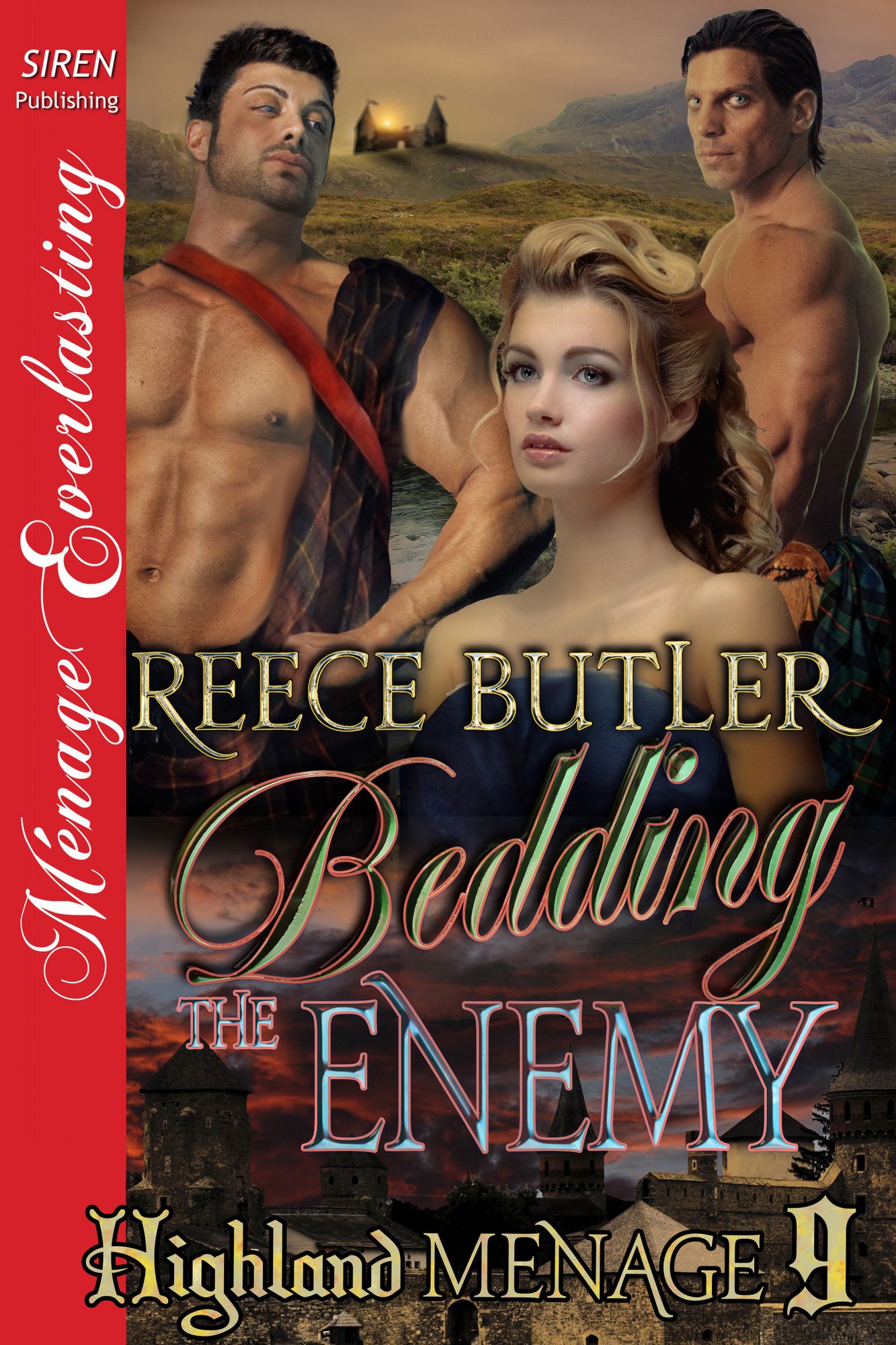 Bedding the Enemy [Highland Menage 9] (Siren Publishing Menage Everlasting)